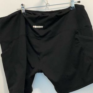 Group of 8, Size XXL black or black print bottoms - see description for details